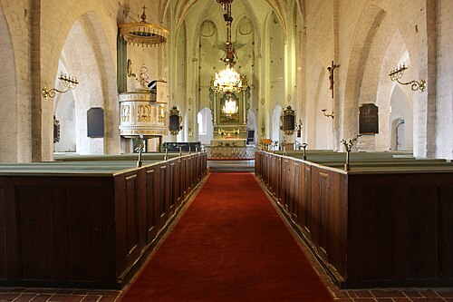 Båstad kyrka, interno