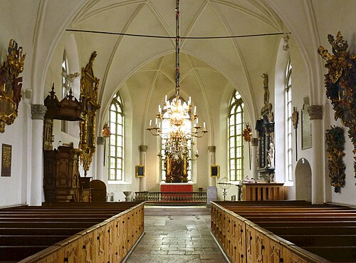 Tyresö kyrka, interno