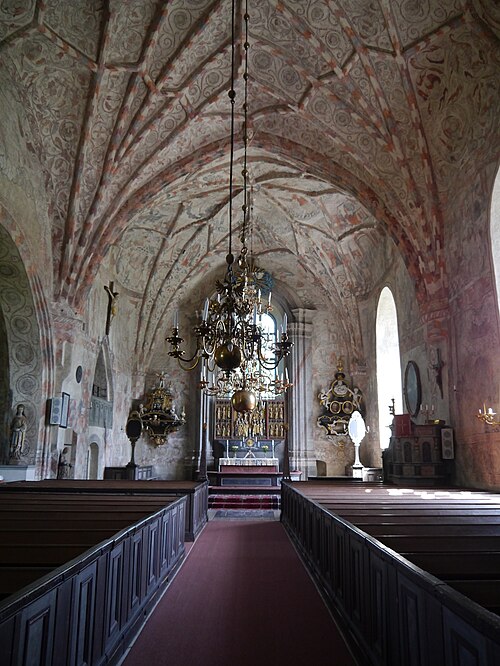 Vika kyrka, intérieur