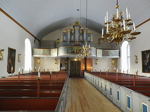 Åseda kyrka, interno