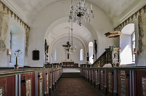 Förkärla kyrka, interno