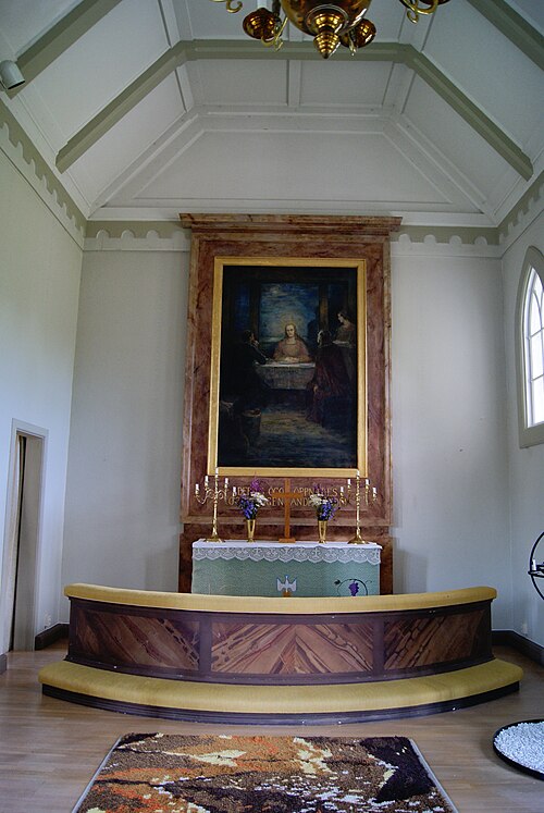 Holmöns kyrka, interno