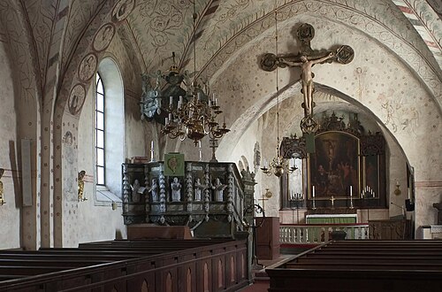 Färentuna kyrka, intérieur