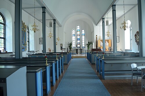 Tidaholms kyrka, interno