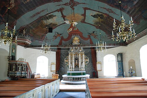 Ale-Skövde kyrka, interno
