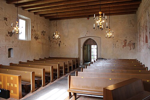 Aspnäs gårdskyrka, interno