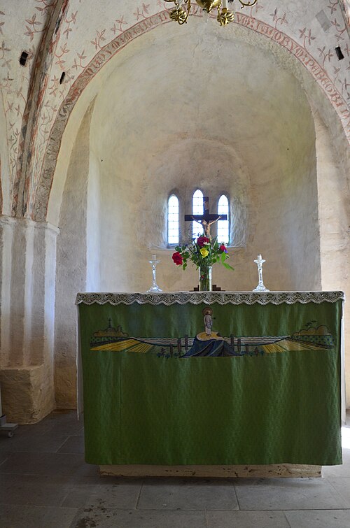 Hagebyhöga kyrka, interno