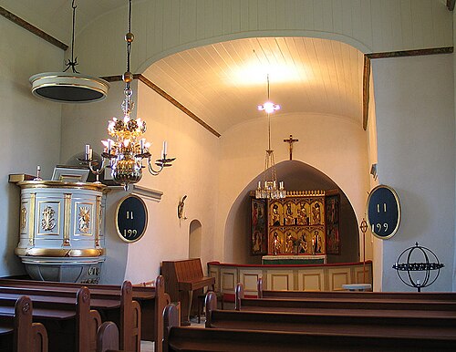 Kumla kyrka, intérieur