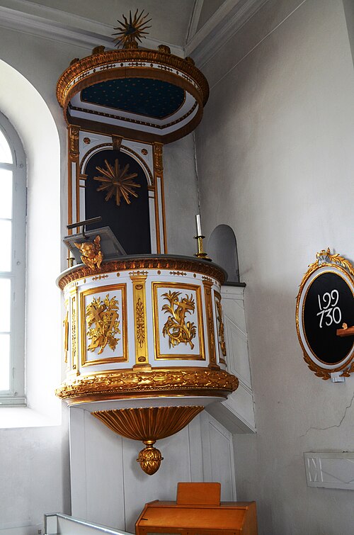 Västra Tollstads kyrka, intérieur