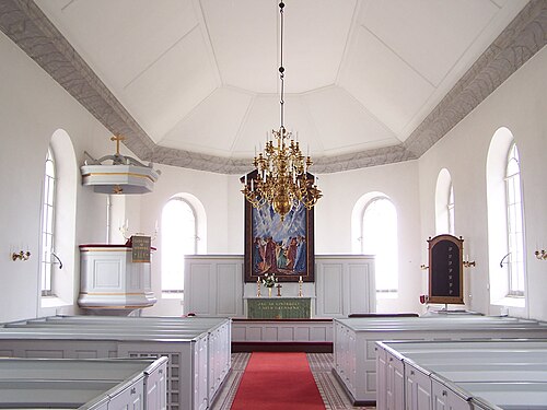 Dagstorps kyrka, interno