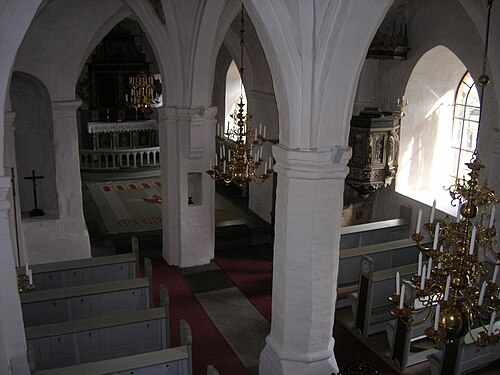 Everlövs kyrka, intérieur