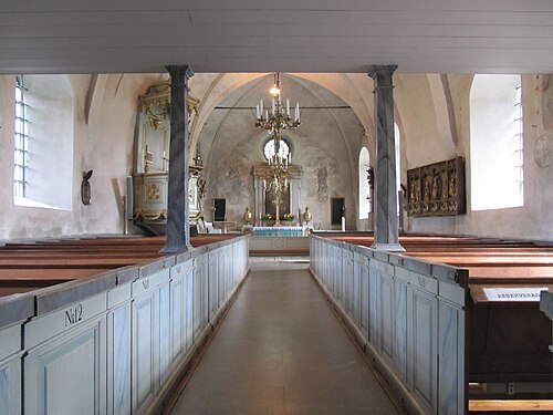 Fresta kyrka, intérieur