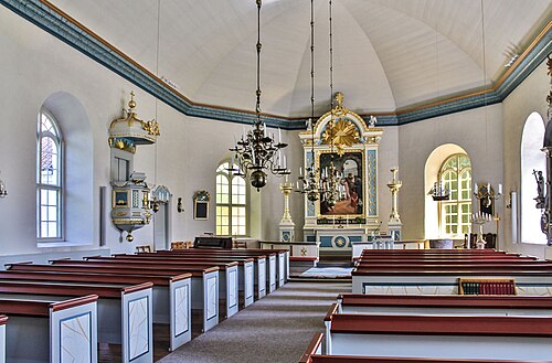 Sandby kyrka, interno