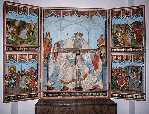 Tvings kyrka, interno