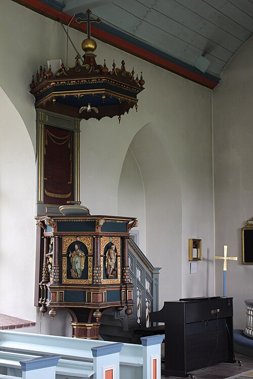 Vapnö kyrka, intérieur