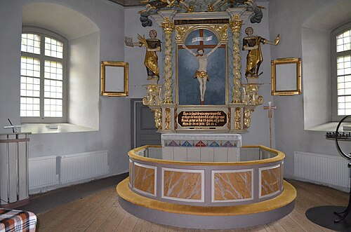 Velinga kyrka, interno