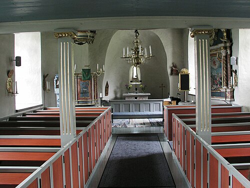 Egby kyrka, intérieur