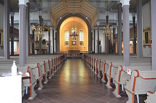 Värnamo kyrka, interno