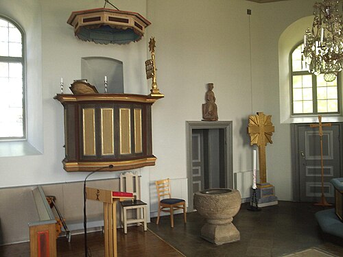 Eks kyrka, intérieur