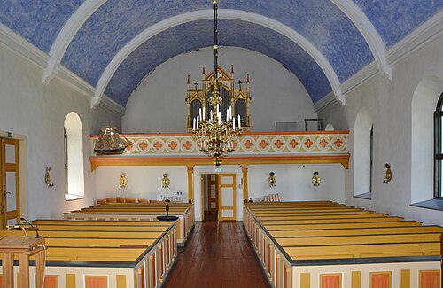 Gräsgårds kyrka, intérieur