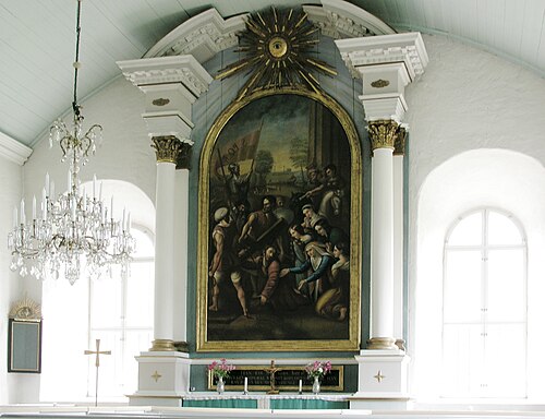 Långlöts kyrka, interno