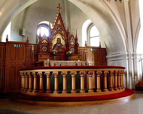 Oxie kyrka, intérieur