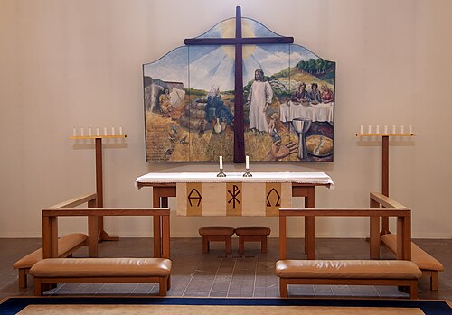 Stockslyckekyrkan, interno