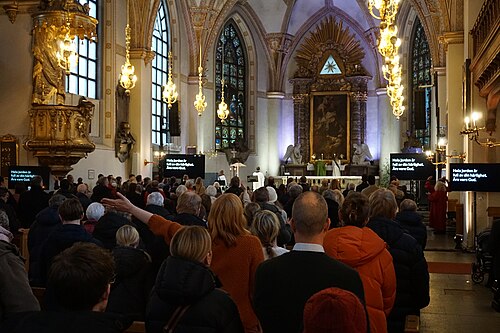 Klara kyrka, interno
