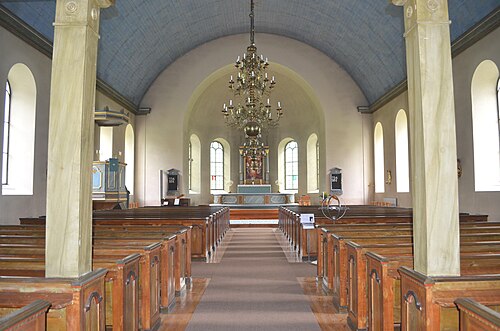 Malexanders kyrka, interno