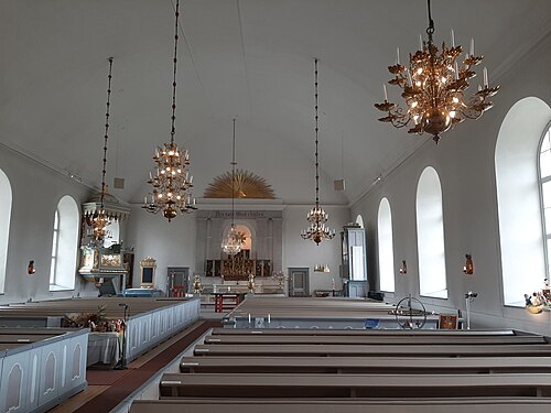 Nordingrå kyrka, interno