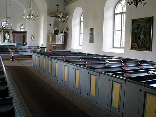 Sturkö kyrka, interno