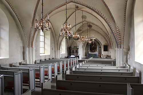 Söndrums kyrka, interno