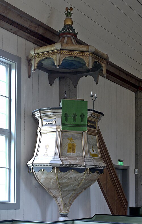Vilhelmina kyrka, interno