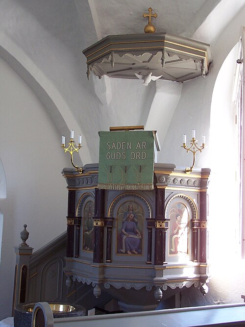 Norra Skrävlinge kyrka, interno