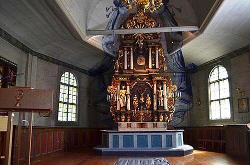 Visnums kyrka, interno