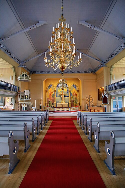 Arvidsjaurs kyrka, intérieur