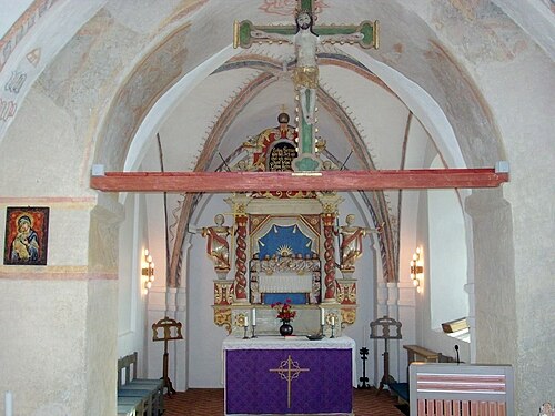Bjuvs kyrka, interno