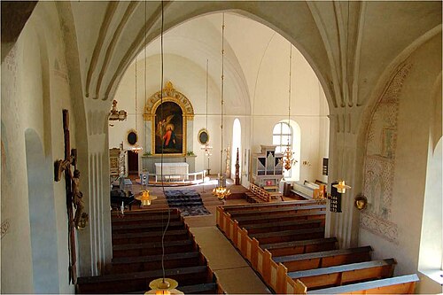 Hanebo kyrka, interno