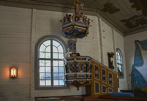 Näshults kyrka, interno