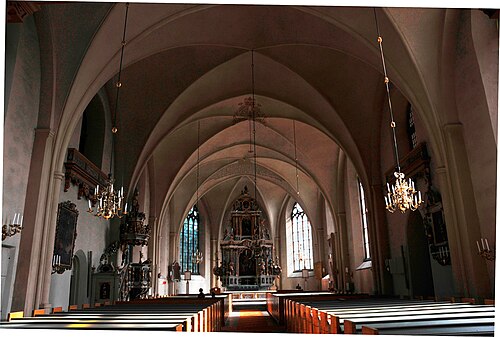 Mariestads domkyrka, interno