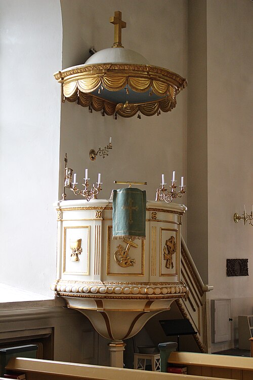 Stora Mellösa kyrka, interno