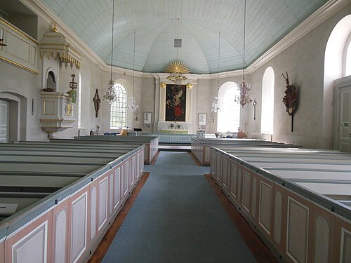 Blackstads kyrka, interno