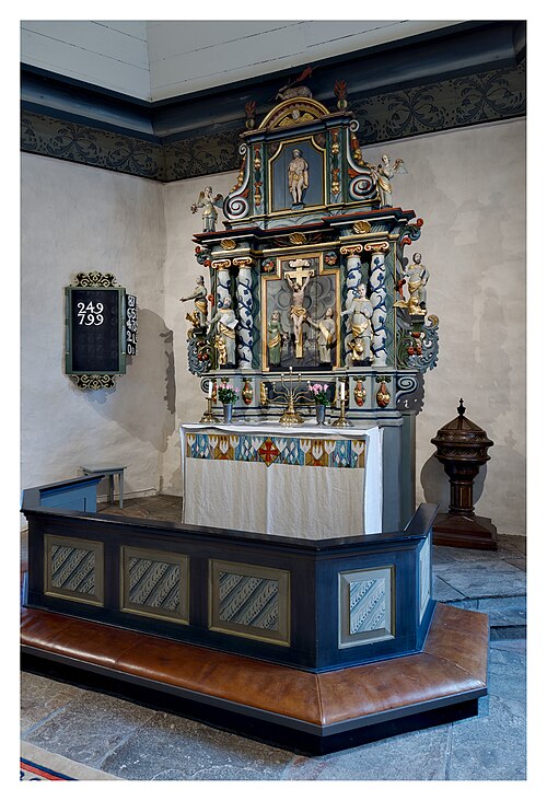 Boda kyrka, interno