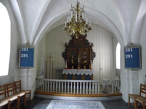 Perstorps kyrka, interno