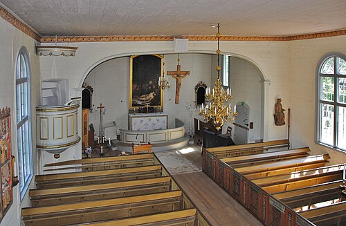 Stenberga kyrka, interno