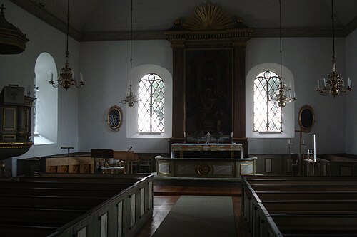 Sya kyrka, interno