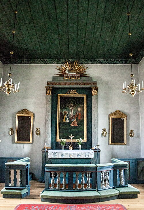Vickleby kyrka, interno