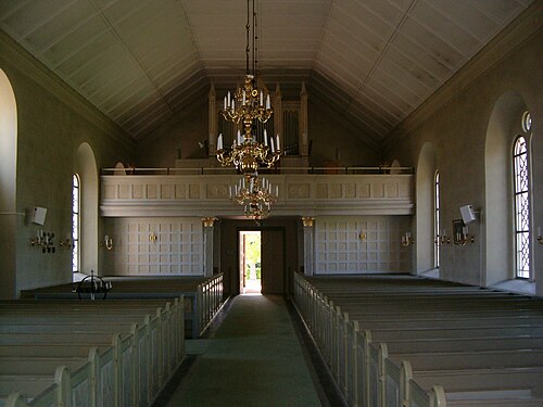 Ask kyrka, interno