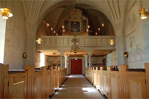 Hanebo kyrka, interno