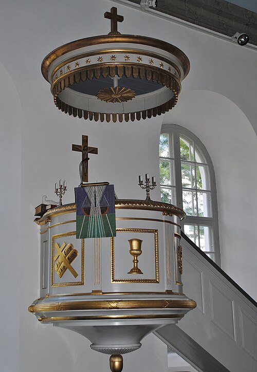 Slätthögs kyrka, interno